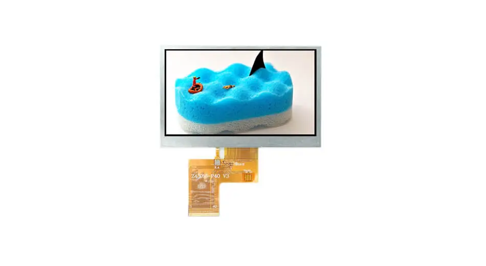 Z43080 4.3 pouces TFT LCD 800*480 résolution 1000 lentes Interface RGB