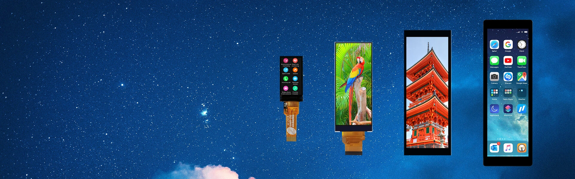 Affichage LCD TFT Bar