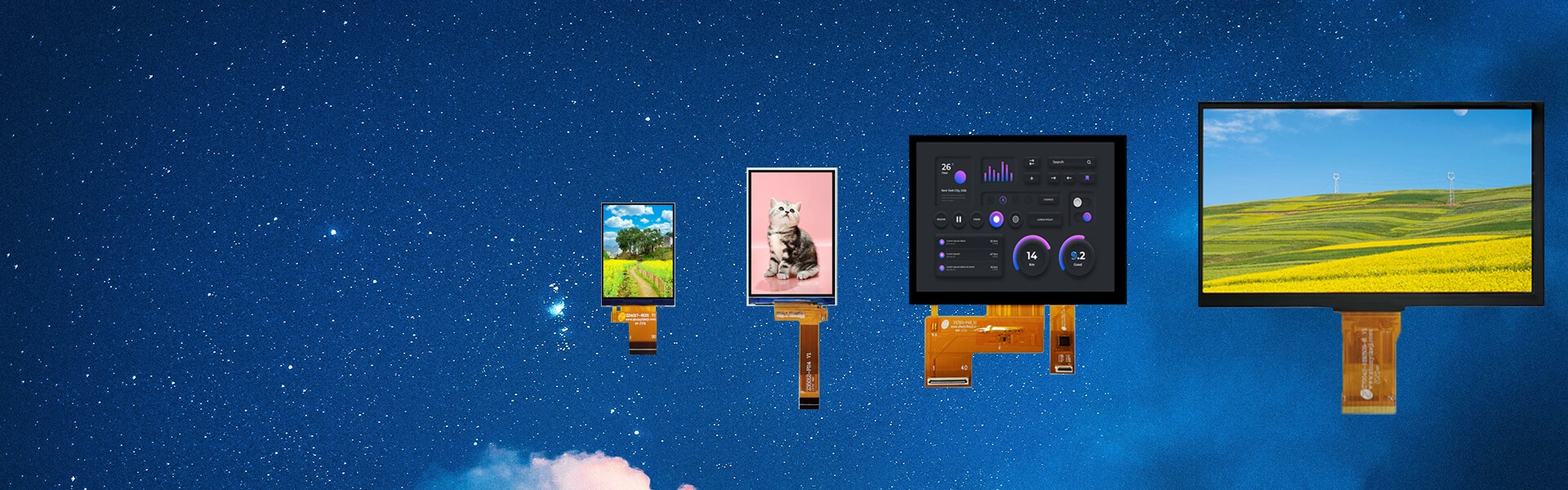 TN TFT LCD Affichage