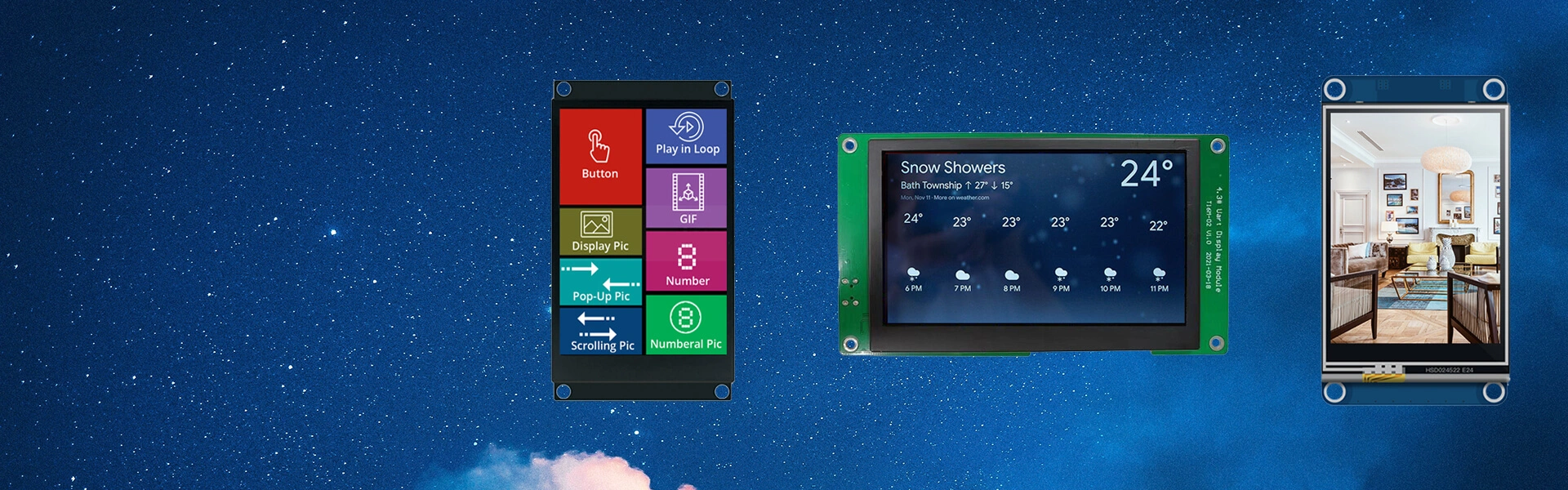 Module d'affichage LCD UART TFT