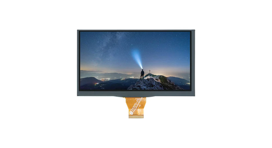 Z70103 Lumière du soleil lisible 7 pouces TFT LCD panneau d'affichage 1000 cd/m2 IPS View RGB Interface