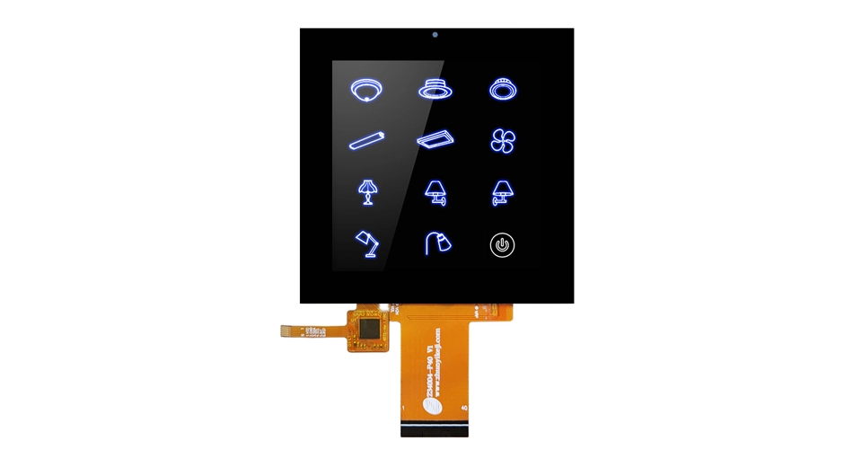 Z34004-ZC 3.4 pouces carré LCD Résolution d'affichage tactile 480*480 TFT écran LCD ST7701S Pilote