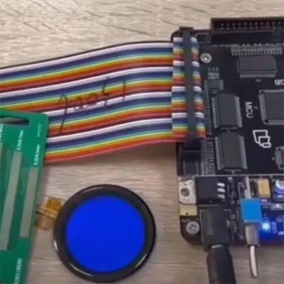 Écran LCD rond 1.28 pouces 240x240 GC9A01 Interface SPI pour la barre de montre de maison intelligente