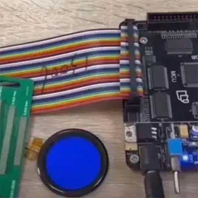 Écran LCD rond 1.28 pouces 240x240 GC9A01 Interface SPI pour la barre de montre de maison intelligente