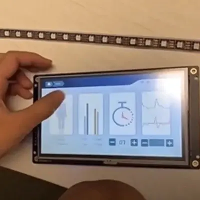 4.5 pouces IPS Lcd Panneau Lcd TFT Module d'affichage MIPI 480X854 Tactile Moudle Zhunyi Technologie 3 ans