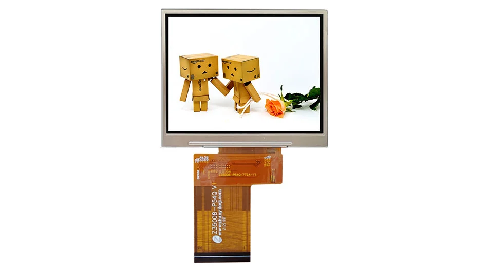 Z35008 Panneau LCD IPS 3.5 pouces personnalisé en usine Interface SPI RGB 320*480 ST7272A