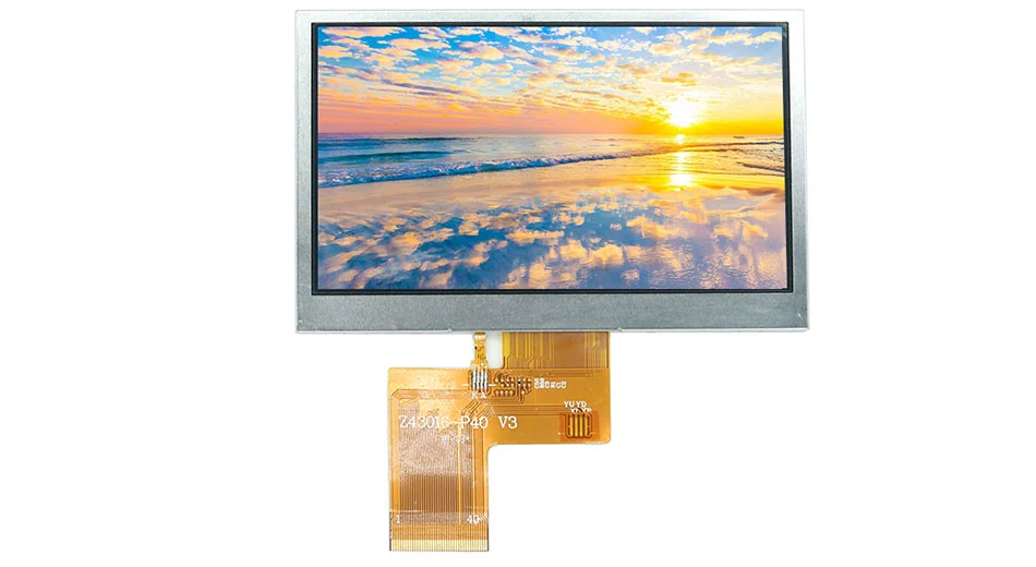 Z43016 4.3 pouces 480*272 LCD Module écran 500nits contrôleur ST7283 RGB Interface